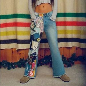 BDG urban outfitters NWT patchwork Y2K jeans